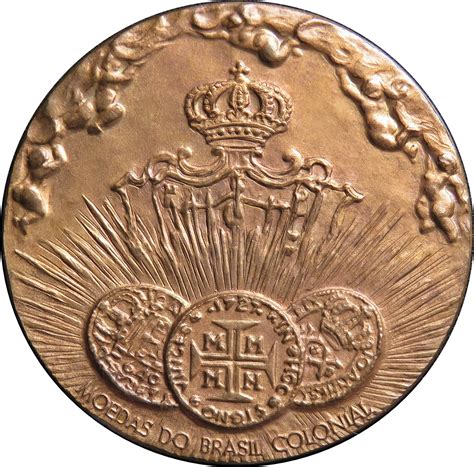 Medal Moedas Do Brasil Colonial Exonumia Numista