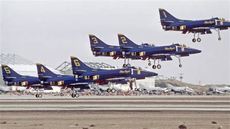 How The Blue Angels Pulled Off Landing All Their A 4 Skyhawks At Once