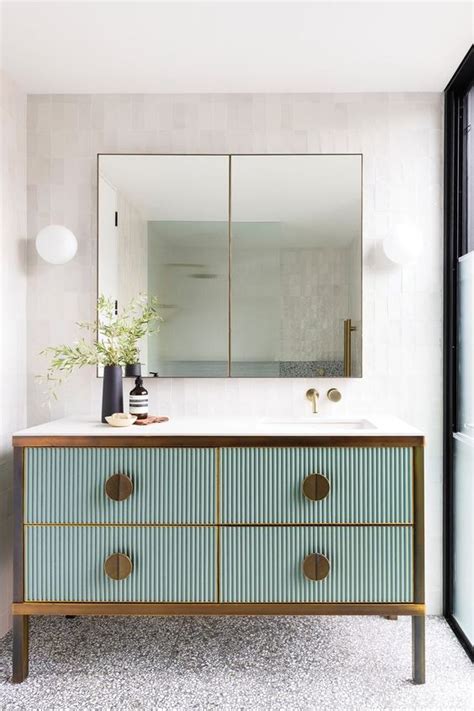 62 Trendy And Sophisticated Fluted Vanities DigsDigs