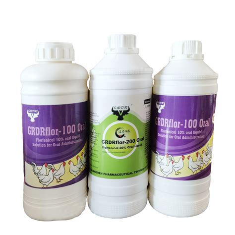 Antibiotic Veterinary Drug Florfenicol Oral Solution For Poultry