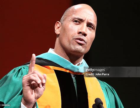 Dwayne The Rock Johnson Delivers The Commencement Speech At The