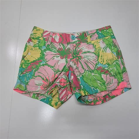 Lilly Pulitzer Callahan Shorts Women S Waist 30 Flor Gem