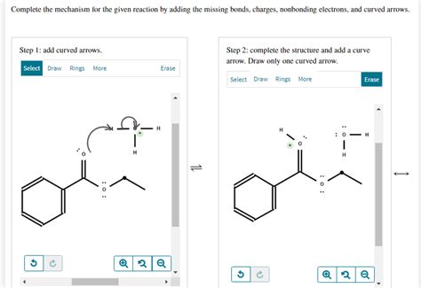 Solved Complete The Mechanism For The Given Reaction By Chegg