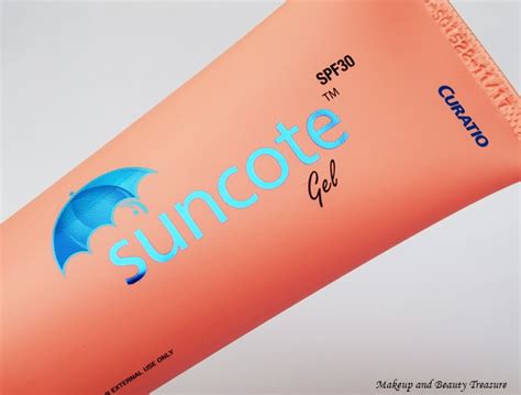 Makeup And Beauty Treasure Suncote Sunscreen Gel Review