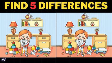 1 Spot The Difference Can You Find The 5 Differences A Fun Puzzle