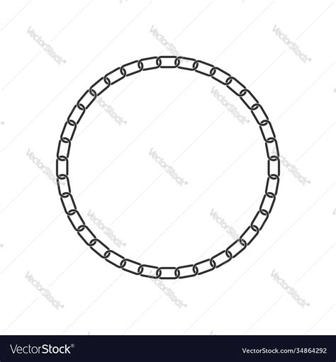 frame  chain royalty  vector image vectorstock