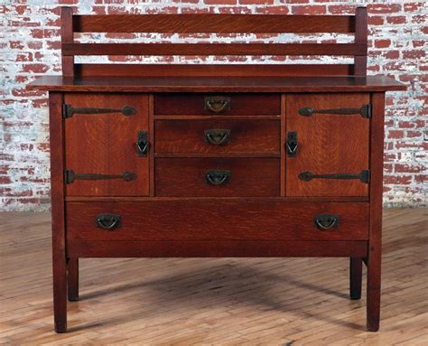 Labeled Gustav Stickley Oak Sideboard Arts And Crafts Nov 19 2020