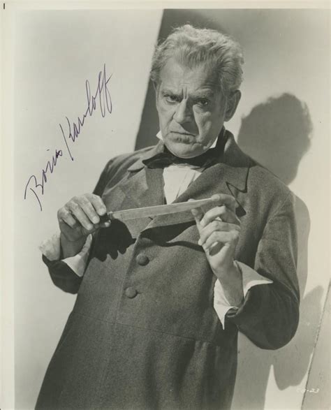 Boris Karloff Signed Photo GFA Authenticated EstateSales Org