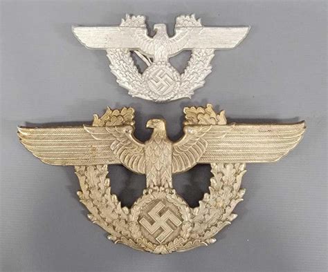 Two Wwii German Police Badges Auction