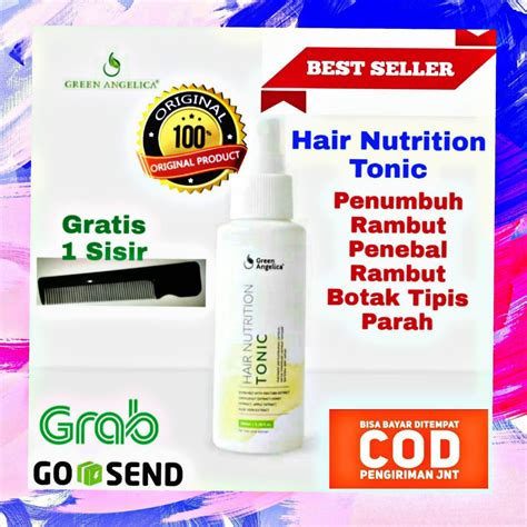 Jual Green Angelica Hair Tonic Penumbuh Rambut Botak Tipis Obat Botak