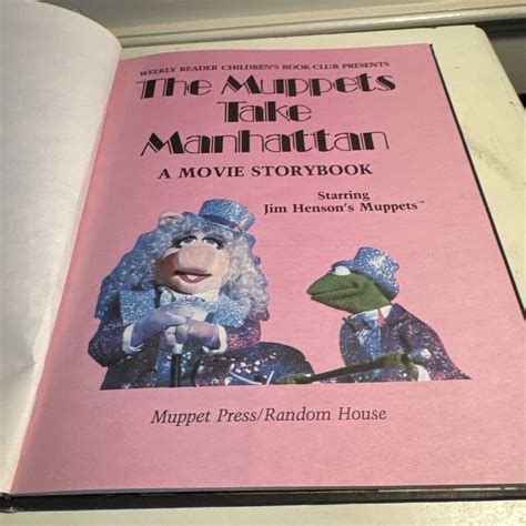 Vintage The Muppets Take Manhattan Storybook Jim Henson S Muppets 1984