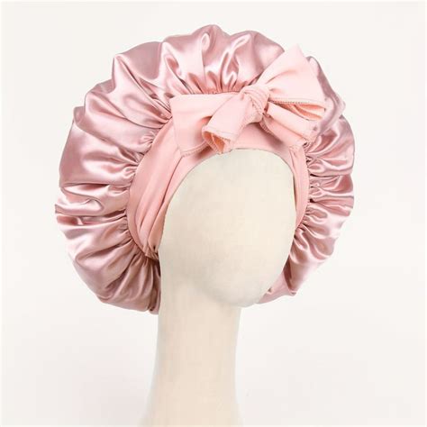 Temuhat Satin Bonnet Silk Bonnet Adjustable Bonne For Sleeping Hair