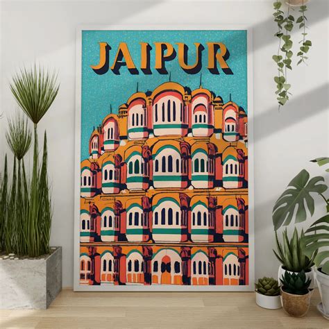 Artwork Of Jaipur Pink City Heritage Hawa Mahal Ritwikas