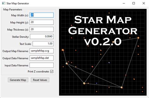 Star Map Generator Gui Edition The Expanding Frontier