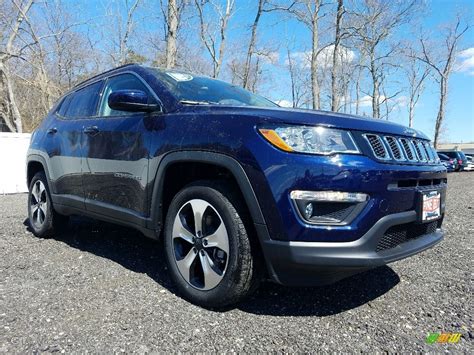 2018 Jazz Blue Pearl Jeep Compass Latitude 4x4 126216365 Photo 9 Car Color