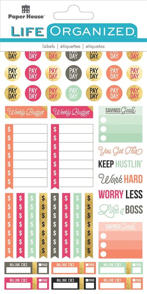 Budget Planner Stickers – paperhouseproductions