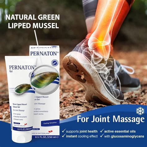 Pernaton Green Lipped Mussel Gel For Joint Care Natural Ml Pack