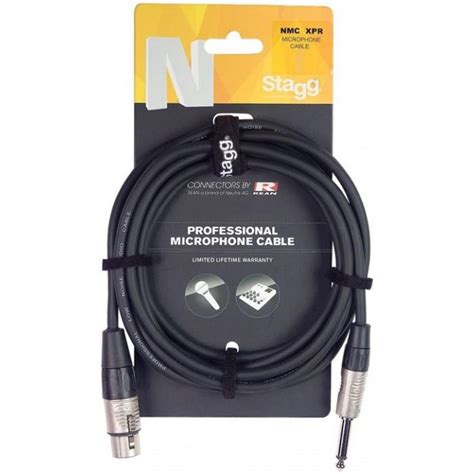 Stagg Microphone Cable 6 Metre NMC6XPR Rage Music Vinyl Coffs Harbour