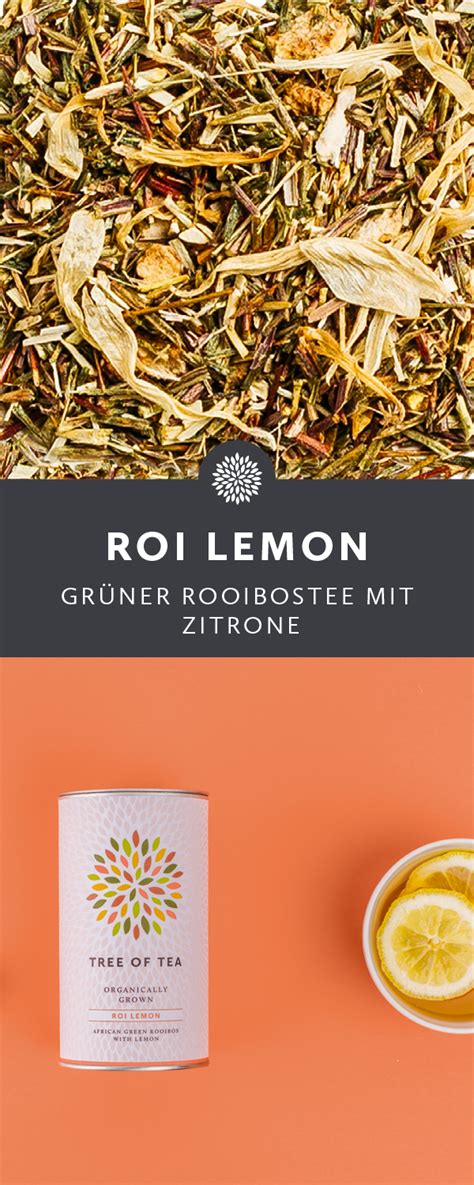 Gr Ner Rooibos Tee Mit Zitrone Aus S Dafrika In Der Stylischen Tree Of