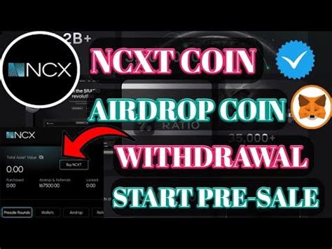 NCX Coin Pre Sale Start NCX Exchange New Airdrop2000 NCX COIN Airdrop