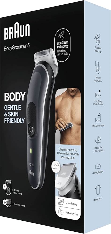 Braun Body Groomer 3 Manscaping Tool For Men With