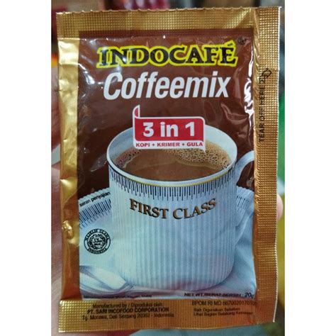 Jual Indocafe Coffeemix 3in1 20 Gr Shopee Indonesia