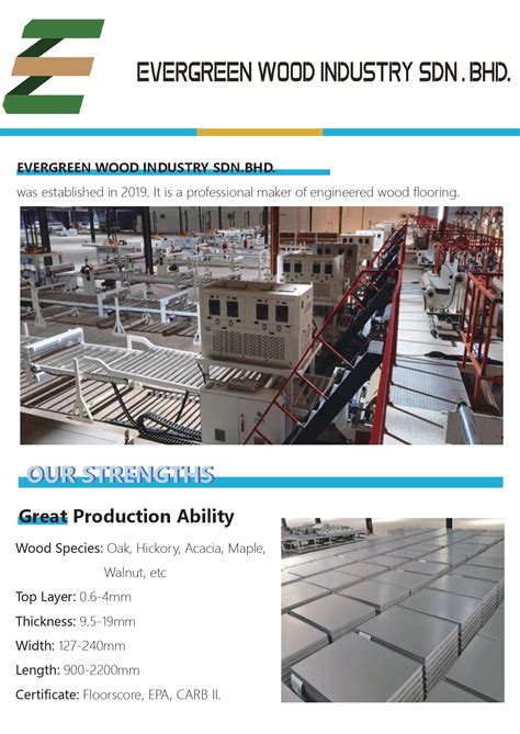 EVERGREEN WOOD INDUSTRY SDN BHD EDirectory