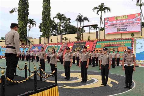 Puluhan Personel Polres Tanggamus Naik Pangkat Mentari Sumatera