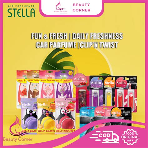 Jual Stella Pengharum Mobil Fun Fresh Daily Freshness Car Parfume