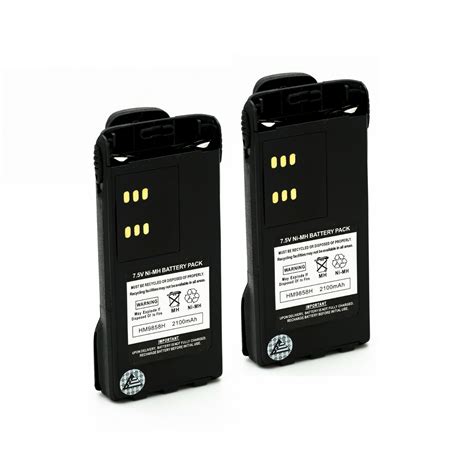 2x 7 5v 2100mAh NiMh Battery For Motorola NTN9815 A AR B NTN9858 A AR B