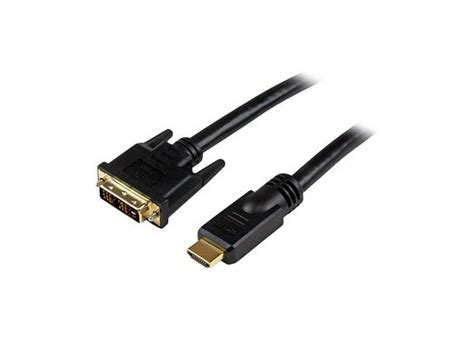 StarTech.com 50 ft HDMI to DVI-D Cable - M/M - DVI to HDMI Adapter ...