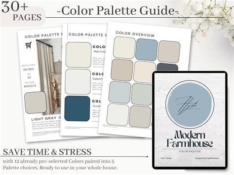 Modern Farmhouse Palette House Paint Palette Sherwin Etsy