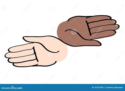 Minimal Hands Together Symbol Vector | CartoonDealer.com #74124086