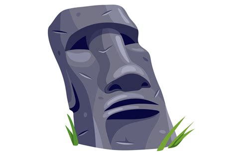 Moai Emojipedia Sticker Statue, Emoji, Sticker, Emoticon, 47% OFF