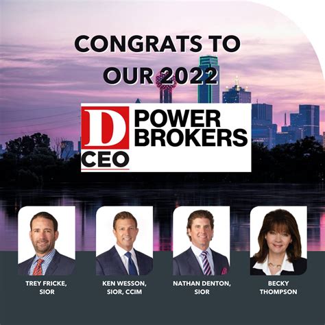 Lee And Associates Dfw Receives 2022 D Ceo Power Broker Recognition