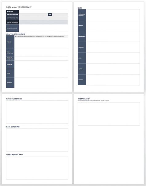 Free Needs Analysis Templates Smartsheet