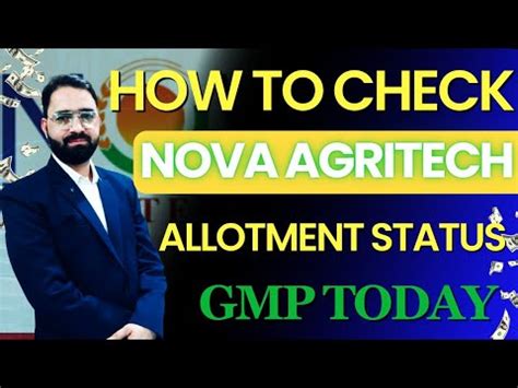 Nova Agritech IPO Allotment Status How To Check Nova Agritech IPO