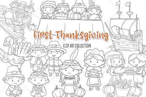 Cute Thanksgiving Clip Art, First Thanksgiving, Thanksgiving Clipart ...