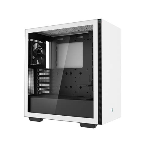 Deepcool Ch Wh Tempered Glass Mid Tower Atx Case White R Ch