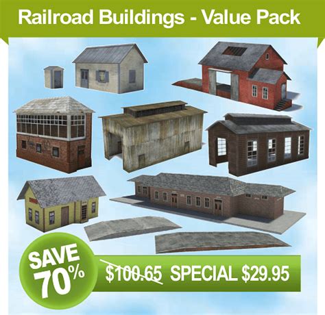 Rail Yard Pack Deal - Model Buildings