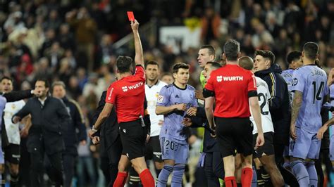 La Liga Bellingham Banned For Two Matches After Red Card During