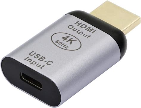 CERRXIAN USB C Till HDMI Adapter 4K 60Hz USB Typ C Hona Till HDMI