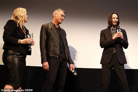 Keanu Reeves Looks Dapper In All Black To Introduce A Screening Of John