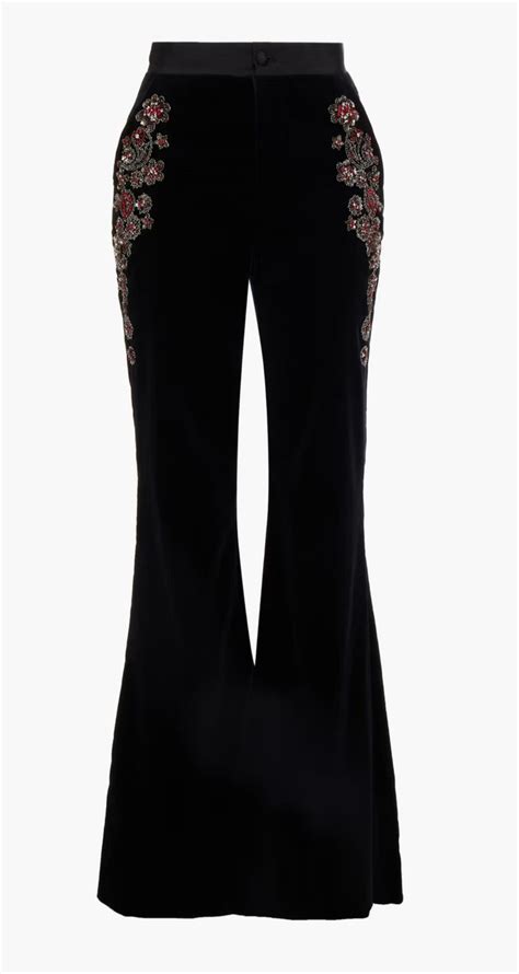 Dundas Embellished Velvet Flared Pants 3 055 00