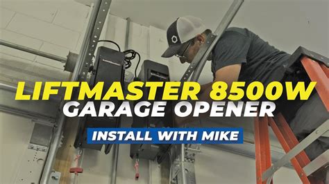 Installing The Liftmaster 8500w Jackshaft Opener Youtube