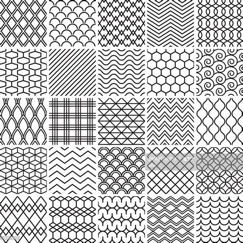 Abstract Geometric Seamless Pattern Illustration