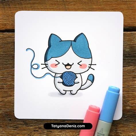 Learn To Draw A Cute Kawaii Cat Step-by-step By, 52% OFF