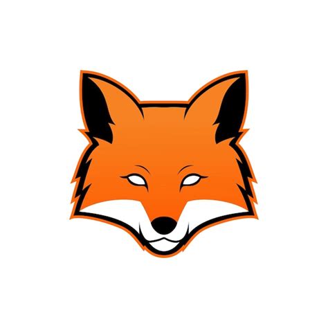 Premium Vector Vector Red Fox Head Logo