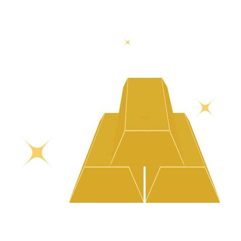 gold bar icon vector 21945196 Vector Art at Vecteezy