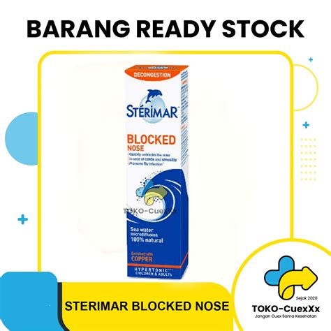 Jual STERIMAR BLOCKED NOSE HYPERTONIC Shopee Indonesia